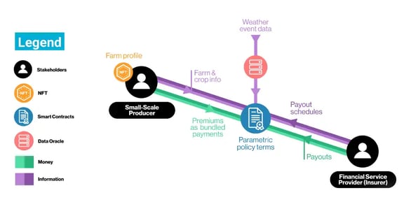 Infographic of small scale producers and financial service providers