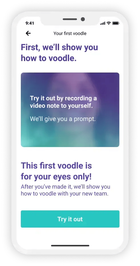 Your FirstVoodle